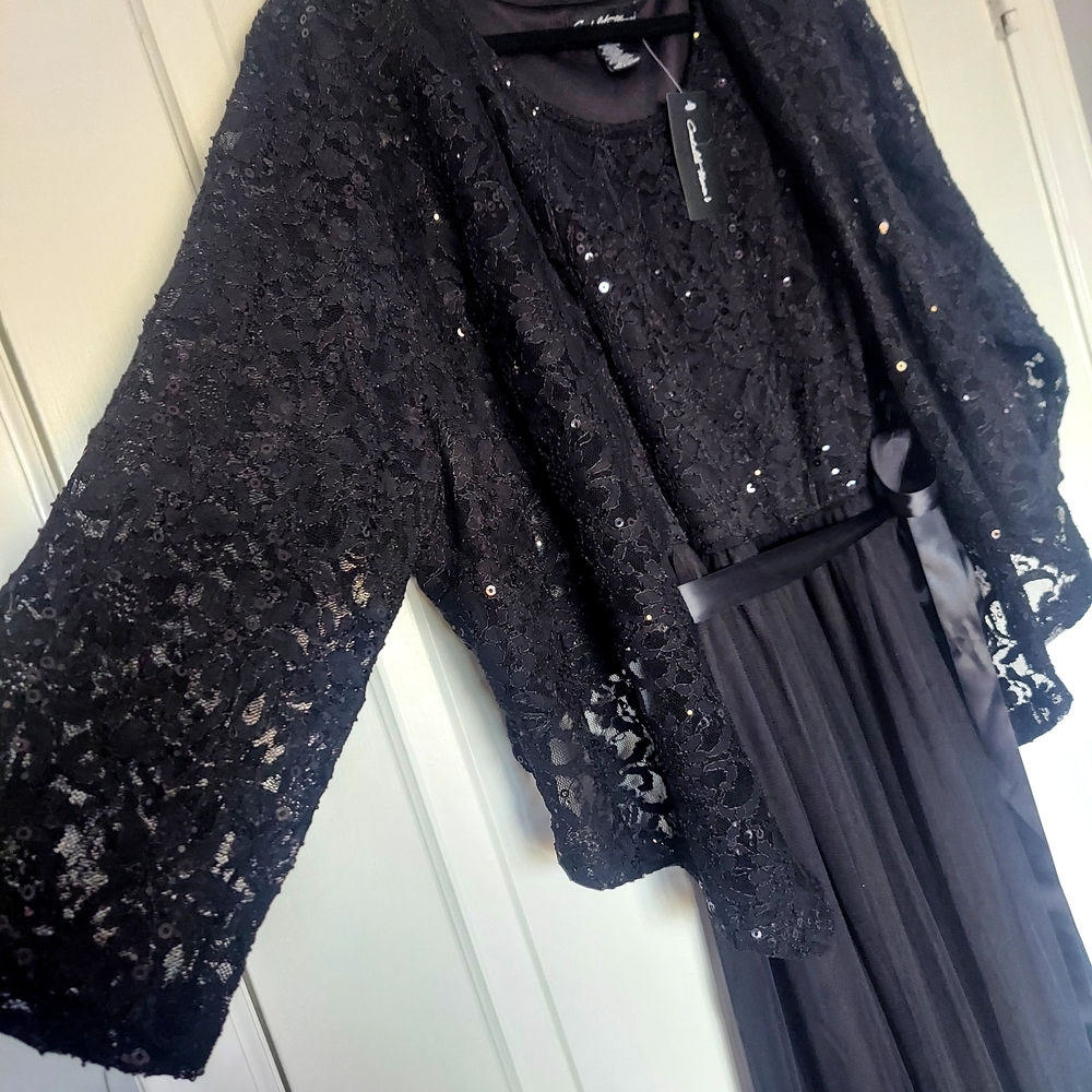 Elegant Black Lace Dress